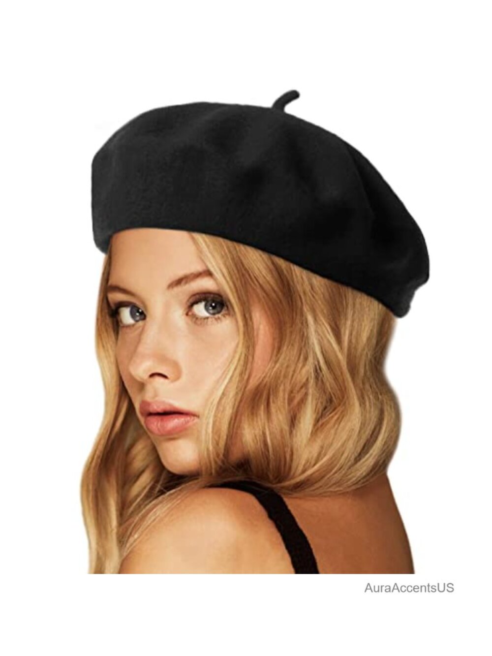 Wool French Beret Winter Warm Stretchy One Size Women Lady